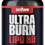 Termogênico Ultra Burn Lipo HD – Morosil® 400 mg + Cafeína, Cromo e Vitaminas para Auxílio na Queima de Gordura – 60 Cápsulas